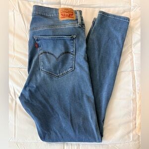 Levi's Light Blue High Rise Skinny Jeans